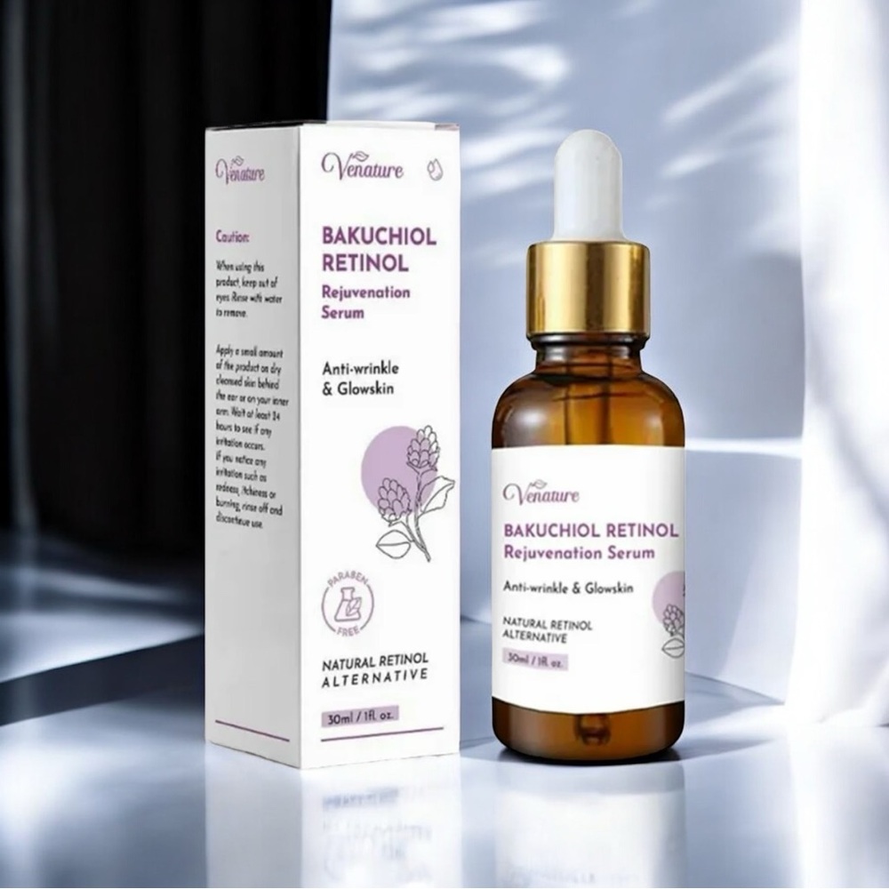 Venature‎ Bakuchiol Retinol Rejuvenation Serum Anti-Wrinkle - 1 FL. Oz.